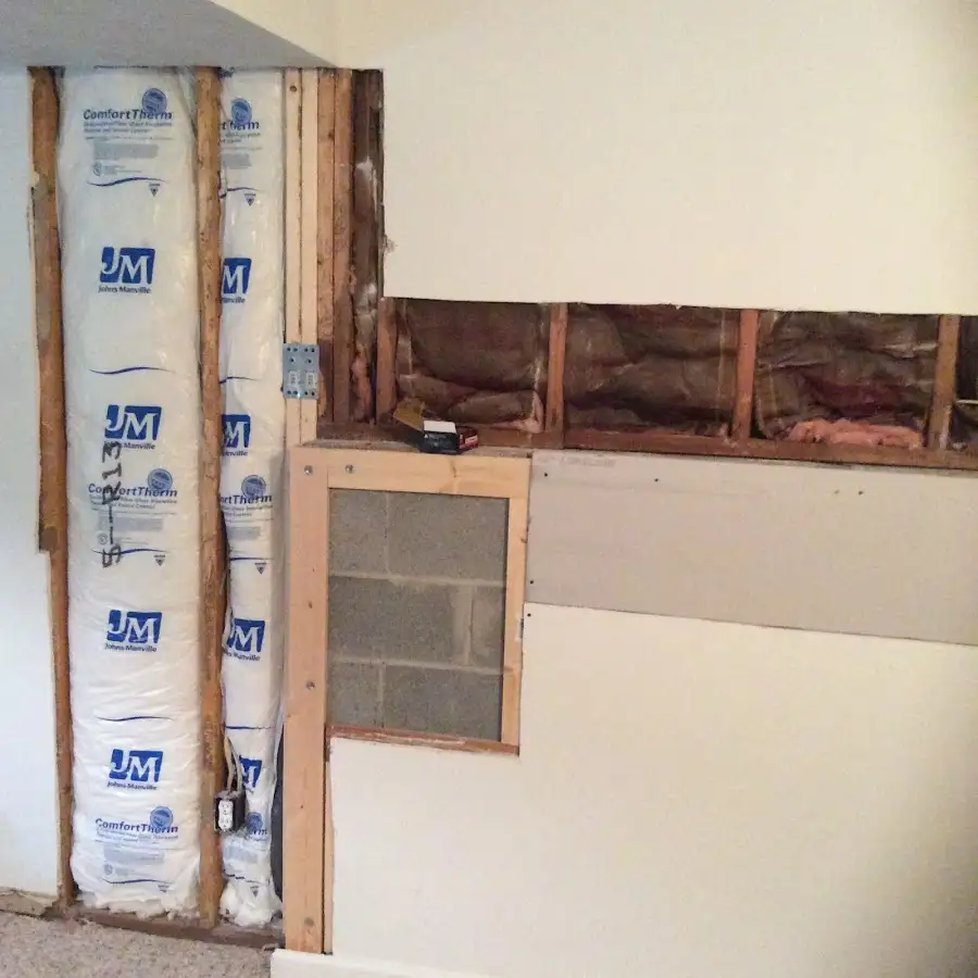 Wall insulation replacement during Structural Drying in Springdale